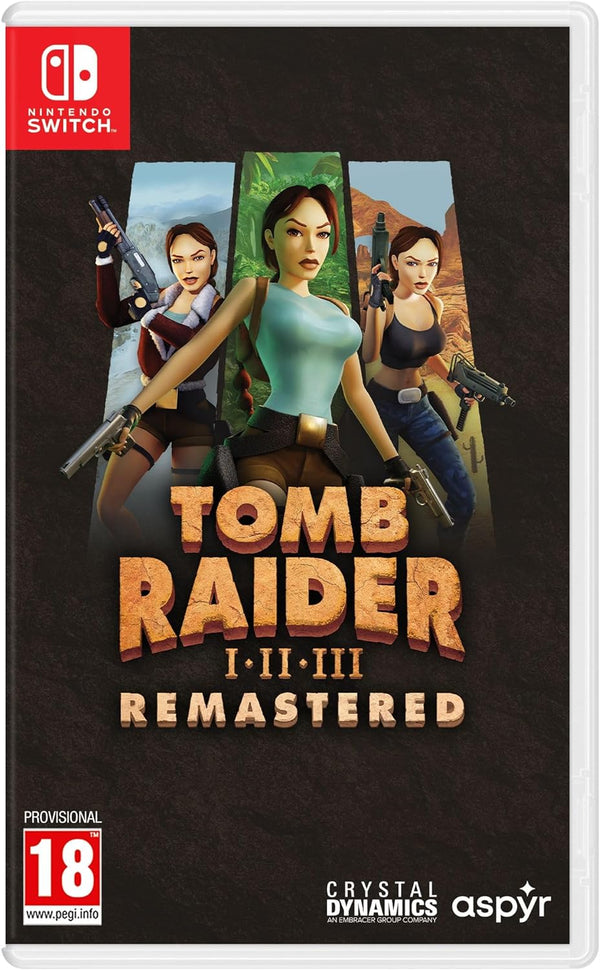 Tomb Raider I-III Remastered Starring Lara Croft Nintendo Switch Edizione Europea [PRE-ORDINE] (9245950345552)