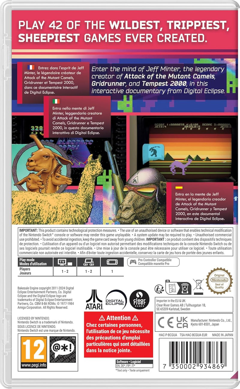 Llamasoft: The Jeff Minter Story  Nintendo Switch Edizione Europea [Pre-Ordine] (9788787065168) (9788807774544) (9792490438992) (9795828121936)