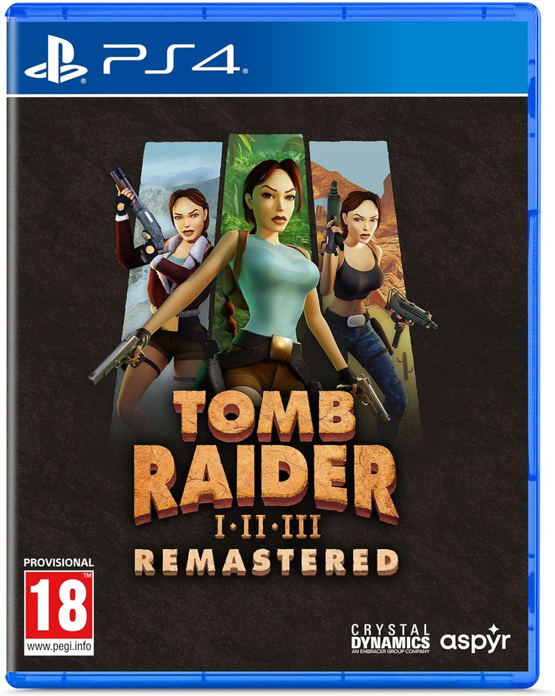 Tomb Raider I-III Remastered Starring Lara Croft Playstation 4 Edizione Europea [PRE-ORDINE] (9245958111568) (9245993173328)