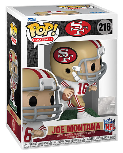 FUNKO POP NFL Legends San Francisco 49ers Joe Montana 216 [PRE-ORDER] (8707732013392)