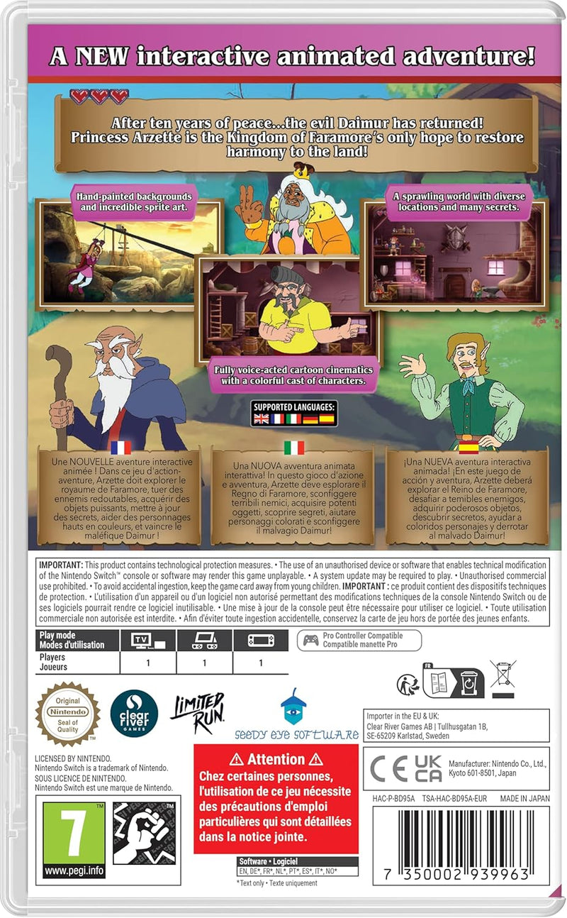 Arzette: The Jewel of Faramore Nintendo Switch Edizione Europea [Pre-Ordine] (9782181232976)