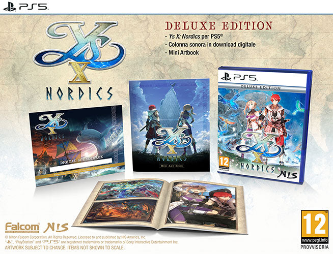 Ys X: Nordics Deluxe Edition Playstation 5 [PRE-ORDINE] (9532921512272) (9532925542736)