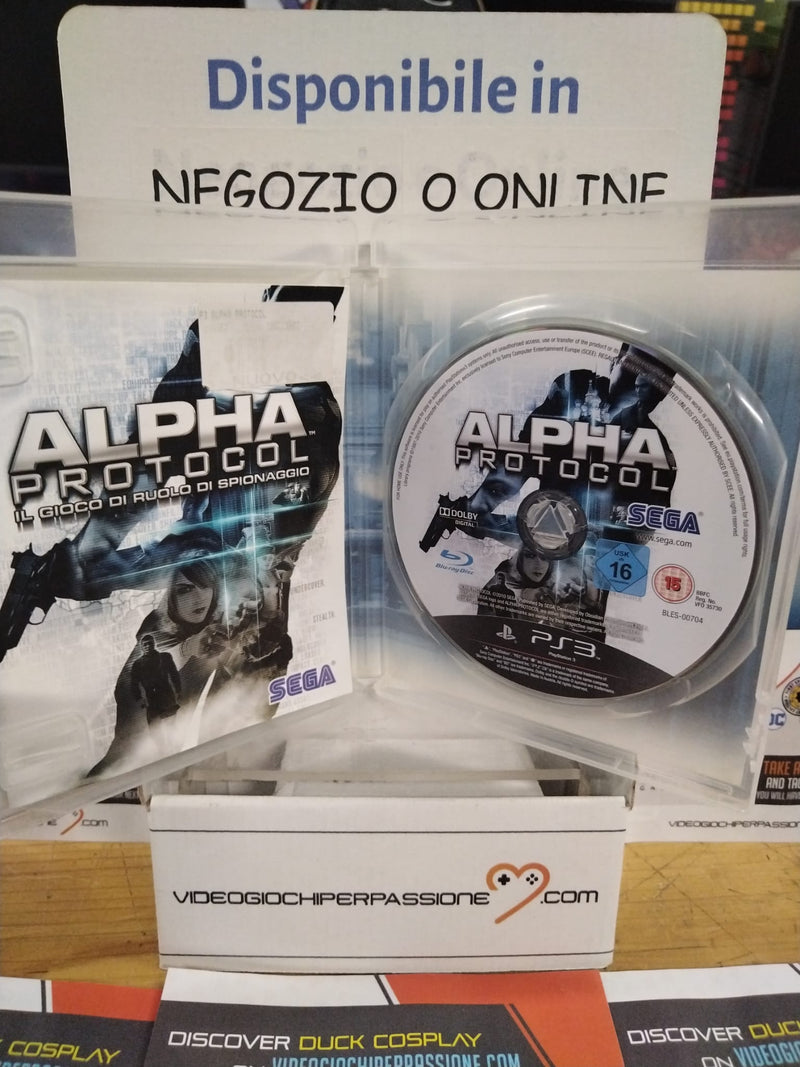 ALPHA PROTOCOL PS3 (usato garantito)(versione ita.) (9542119752016)