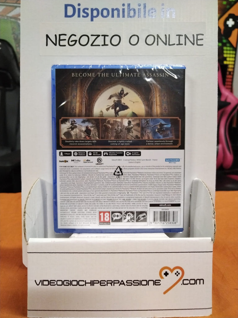 Assassin's Creed Mirage Playstation 5 Edizione Europea (8547595551056)