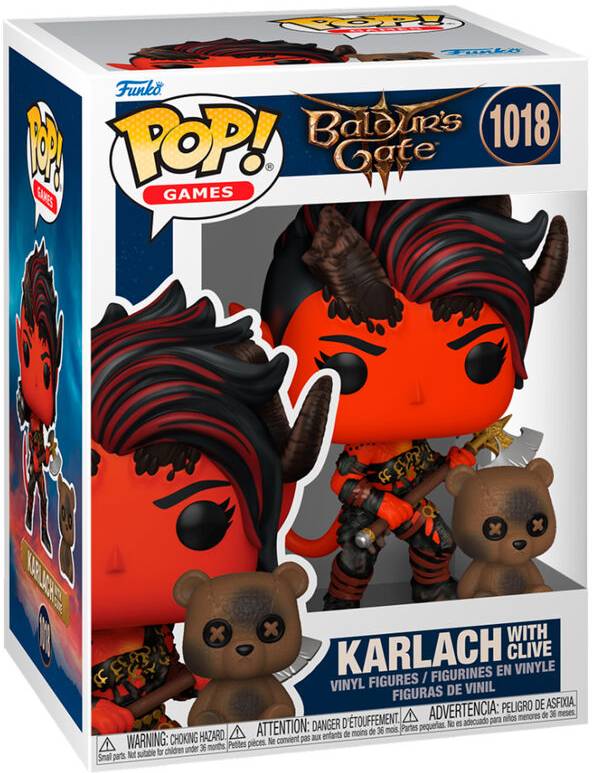 Funko POP! Baldur's Gate 3 - Astarion, Karlach With Clive, Shadowheart With Artifact (9697376403792)