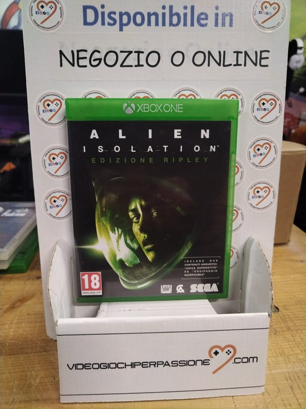 ALIEN ISOLATION edizione ripley - xbox one - (usato garantito)(ver. italiana) (9698235515216)