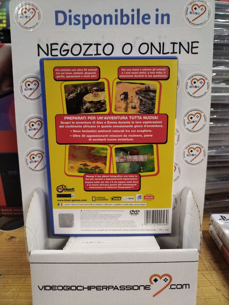 national geographic safari avventuroso in africa PS2 (usato garantito)(ver. italiana) (9768712110416)