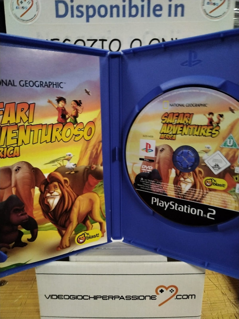 national geographic safari avventuroso in africa PS2 (usato garantito)(ver. italiana) (9768712110416)