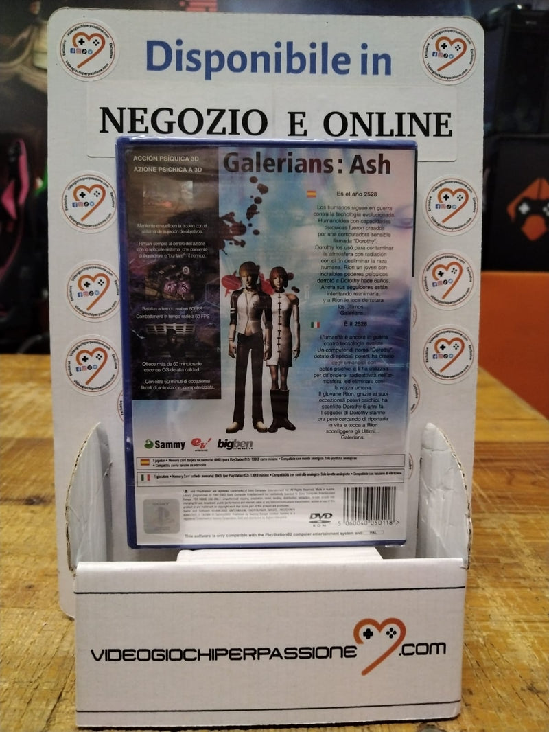Galerians : Ash  PLAYSTATION 2 VERSIONE ITALIANA (4518409175094)