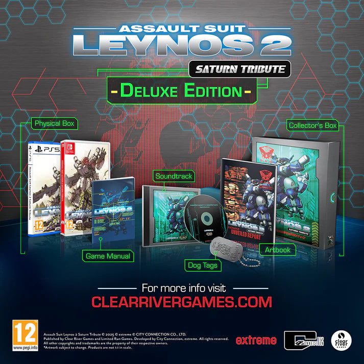 Assault Suit Leynos 2 Saturn Tribute Limited Deluxe Edition Playstation 5 (10284390678864)