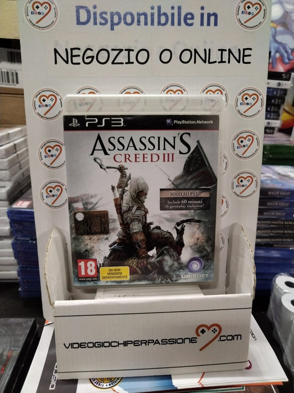 ASSASSIN'S CREED III  PS3 (usato garantito)(versione italiana) (6659174400054)