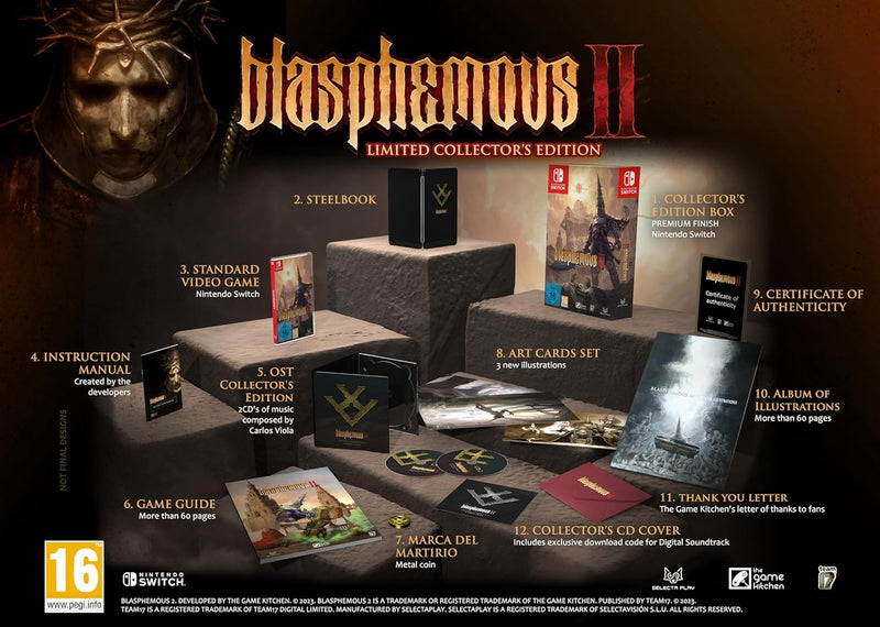 BLASPHEMOUS II COLLECTOR'S EDITION - NINTENDO SWITCH (9594474037584)