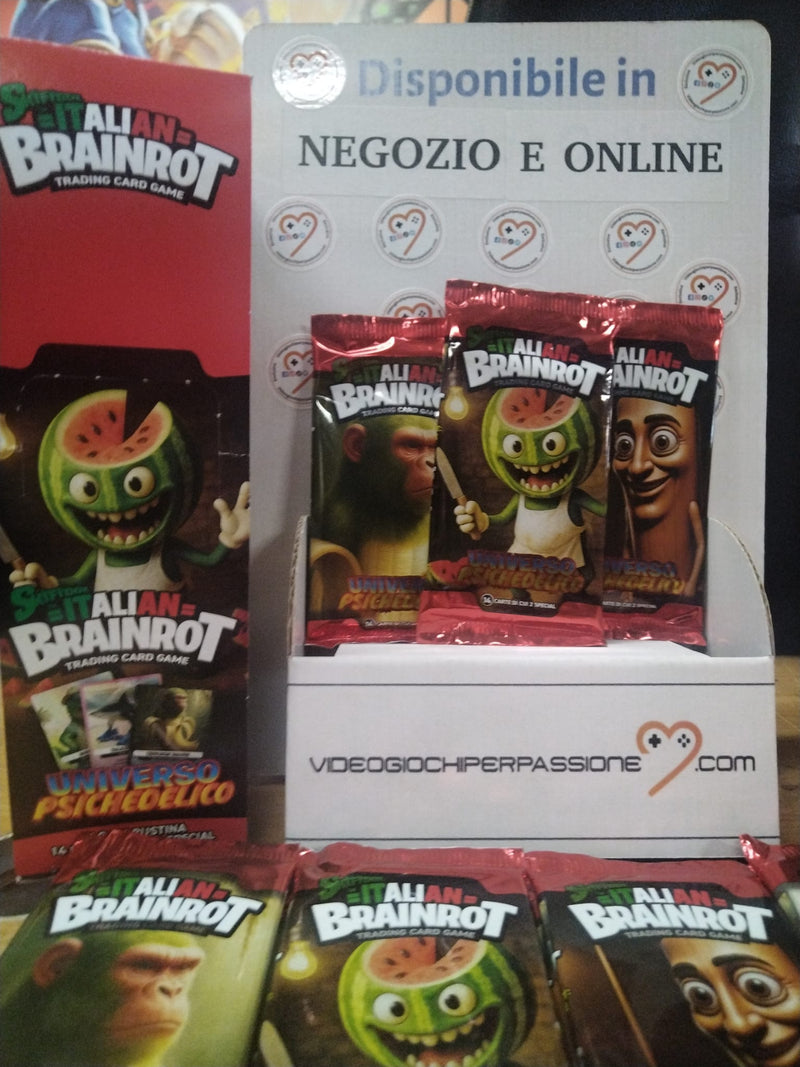 Skifidol Italian Brainrot: Universo Psichedelico -1 Busta (14 Carte)(di cui 2 special) (10126615576912)