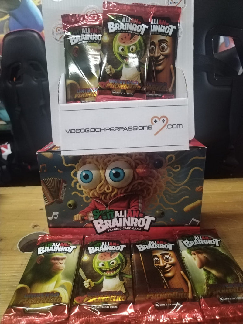 Skifidol Italian Brainrot: Universo Psichedelico -1 Busta (14 Carte)(di cui 2 special) (10126615576912)