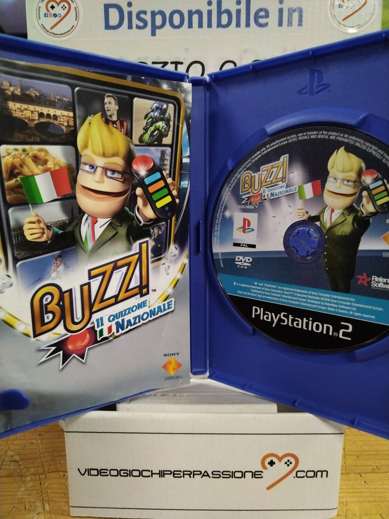 BUZZ! IL QUIZZONE NAZIONALE PS2 (usato)(ver. italiana) (9703549043024)