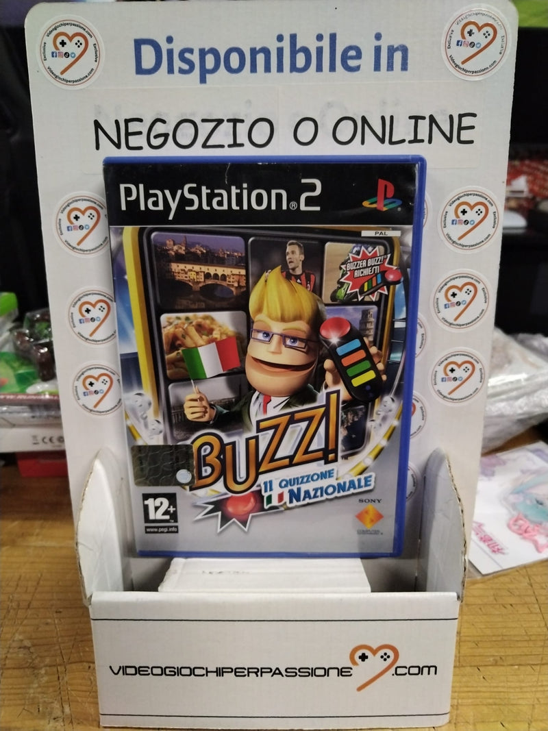 BUZZ! IL QUIZZONE NAZIONALE PS2 (usato)(ver. italiana) (9703549043024)