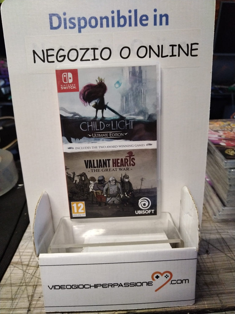 CHILD OF LIGHT ULTIMATE EDITION + VALIANT HEARTS THE GREAT WAR NINTENDO SWITCH (4527461826614)