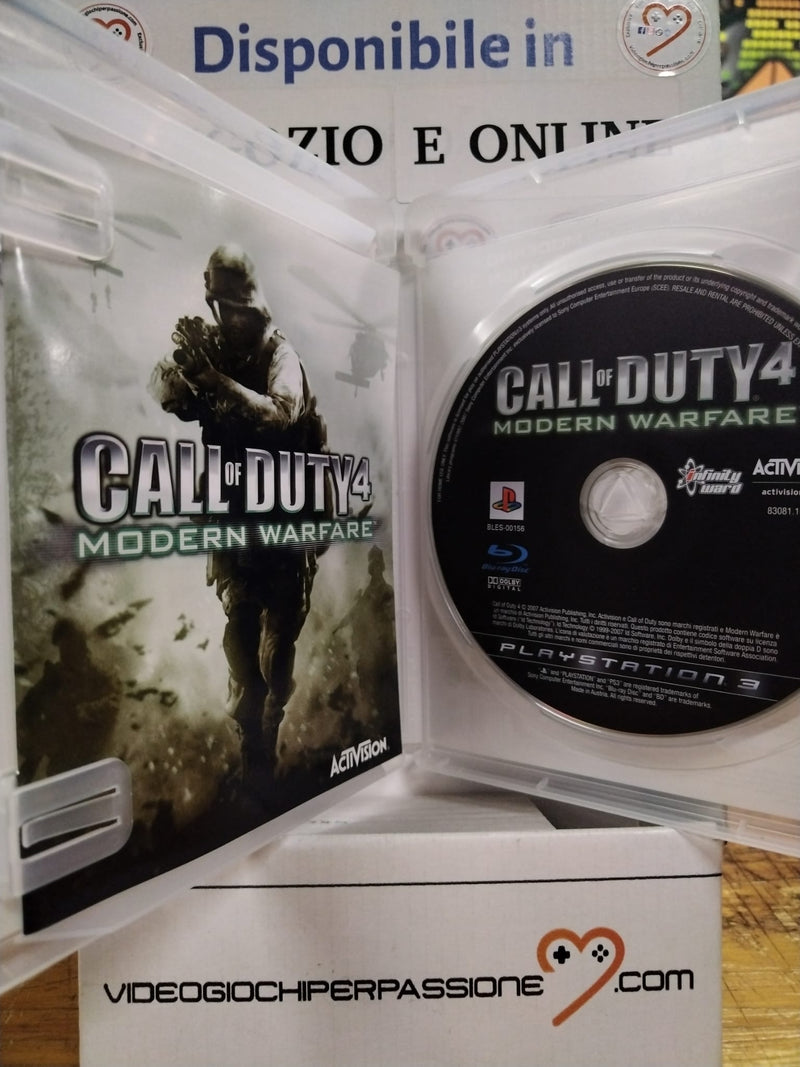 CALL OF DUTY 4 MODERN WARFARE PS3 (usato garantito)(completamente in italiano)
