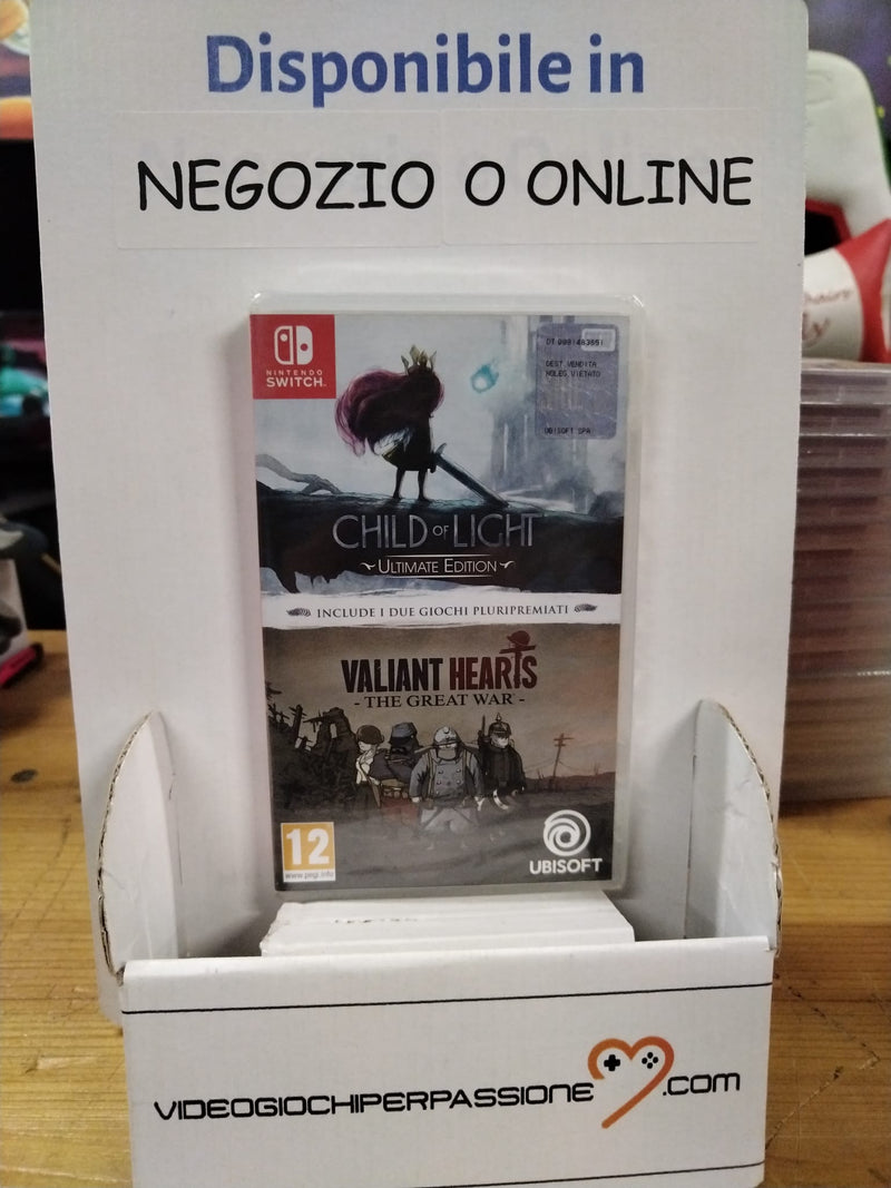 Child Of Light + Valiant Hearts Switch - Nintendo Switch Edizione ITALIANA (8744813003088)