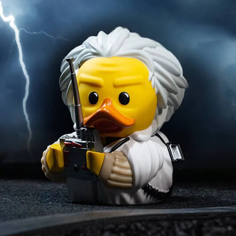 BACK TO THE FUTURE DOC BROWN TUBBZ COSPLAYING DUCK COLLECTIBLE (copia) (9547034788176)