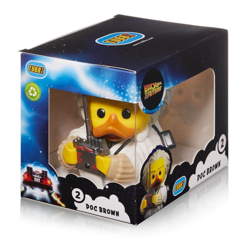 BACK TO THE FUTURE DOC BROWN TUBBZ COSPLAYING DUCK COLLECTIBLE (copia) (9547034788176)