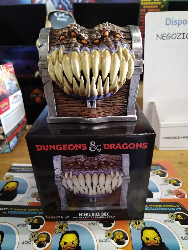 Dungeons & Dragons Mimic Dice Box, Resina, Licenza Ufficiale (9573971591504)