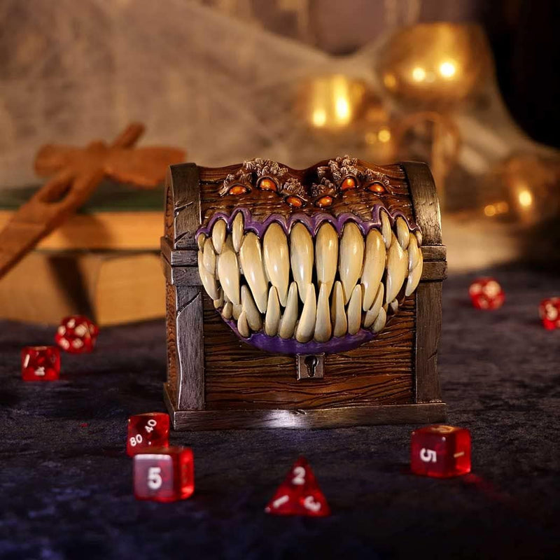 Dungeons & Dragons Mimic Dice Box, Resina, Licenza Ufficiale (9573971591504)