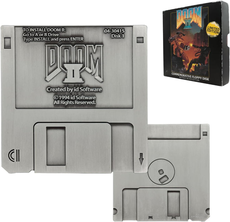 Doom II - Floppy Disk in metallo, edizione limitata - FaNaTtik (10263925522768)