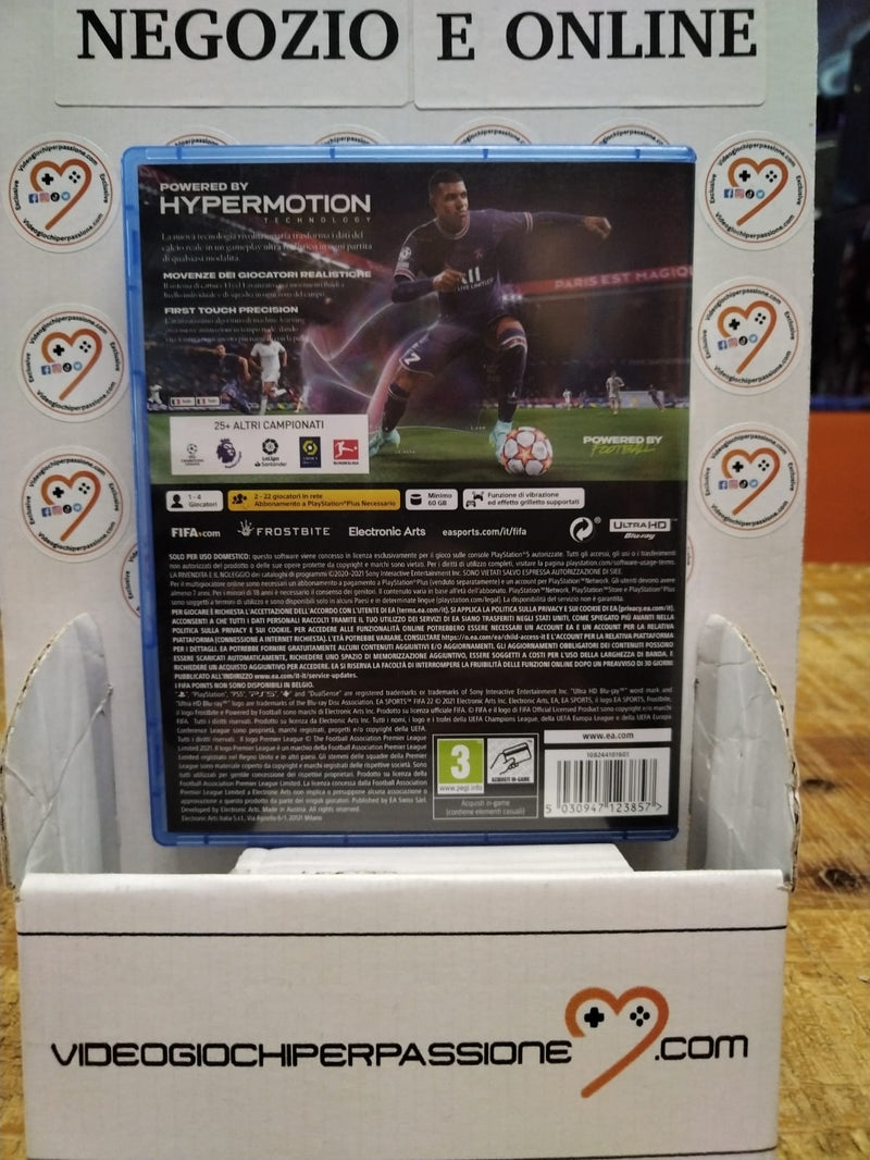 FIFA 22 PS5 (usato garantito)(versione ita. ) (10162124882256)