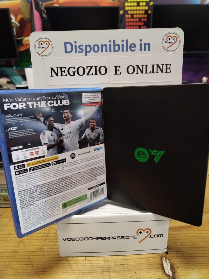 EA Sports FC 25 PS5+Steelbook (usato garantito)(custodia tedesca)(gioco in italiano) (10132168081744)