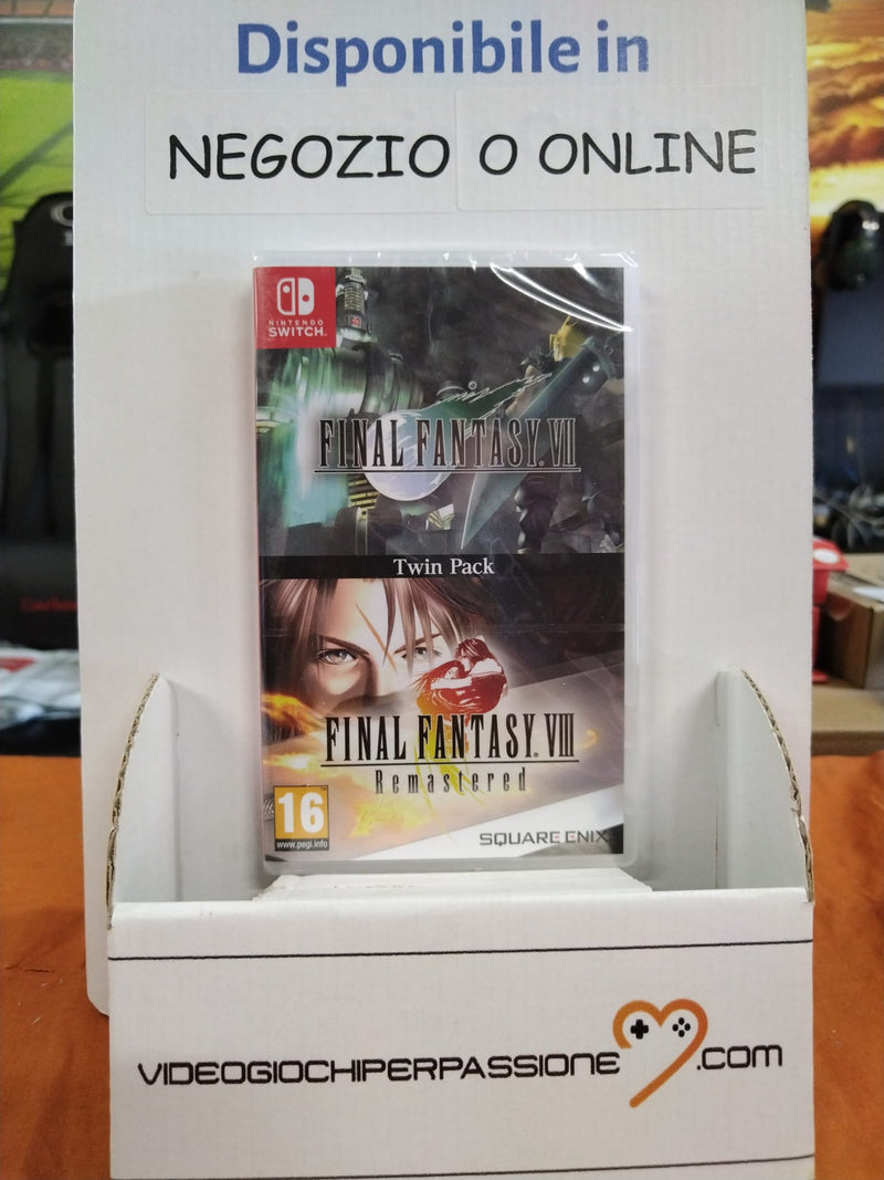 Final Fantasy VII + Final Fantasy VIII Remasterd Nintendo Switch Edizione INGLESE (4666103496758)
