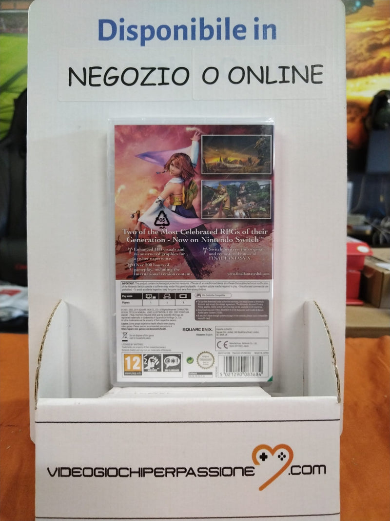 FINAL FANTASY X|X-2 HD REMASTER NINTENDO SWITCH EDIZIONE REGNO UNITO (4531407454262)