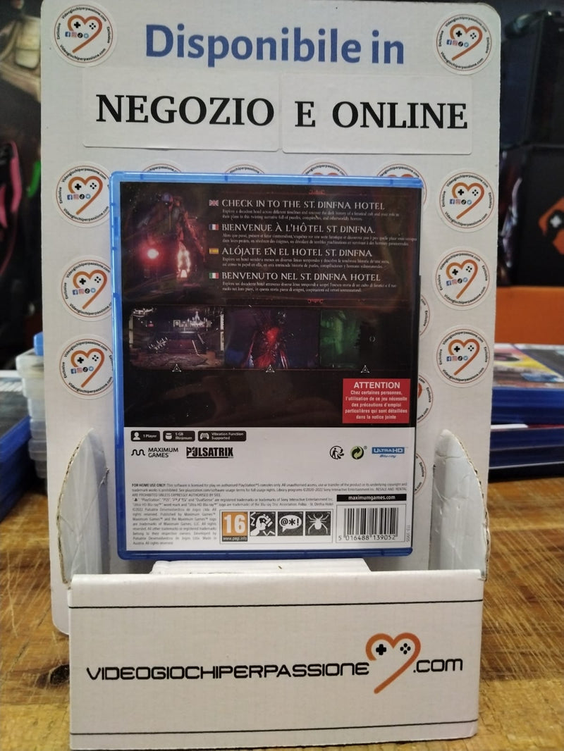 Fobia St. Dinfna Hotel Playstation 5 Edizione Europea (usato garantito) (10163727892816)