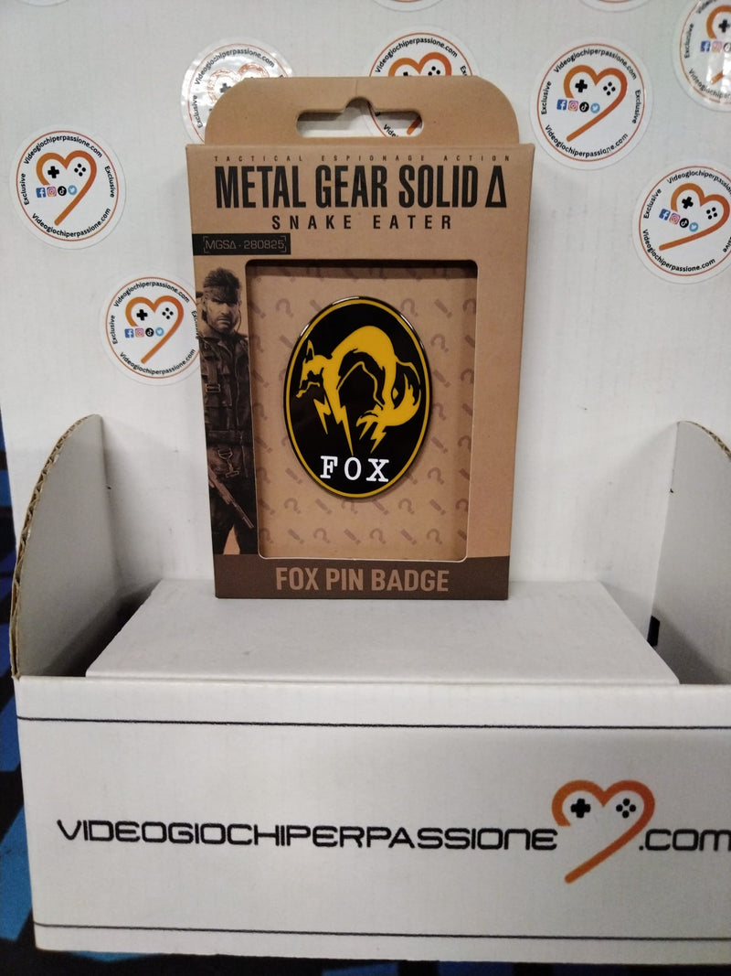 Metal Gear Solid Delta FOX Unit - Spilla- Edizione Limitata 9.995 In Tutto il Mondo (10263929913680)