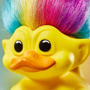 Copia del Troll ufficiali Rainbow Troll (giallo con capelli arcobaleno) TUBBZ Cosplaying Duck PRE-ORDINE (8561030660432)