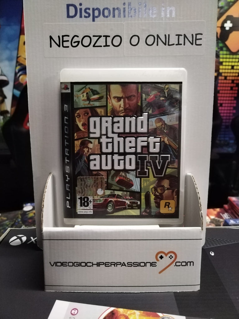 GTA 4 GRAND THEFT AUTO IV PS3 (usato garantito)(versione italiana)