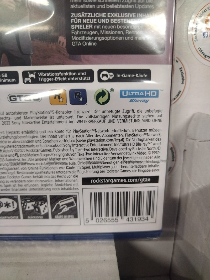 GTA 5 -Grand Theft Auto V-PLAYSTATION 5