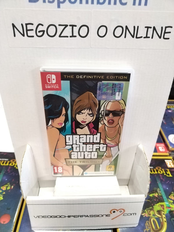 GTA Grand Theft Auto : The Trilogy - Definitive Edition Nintendo Switch (ita)(usato garantito) (9263376171344)