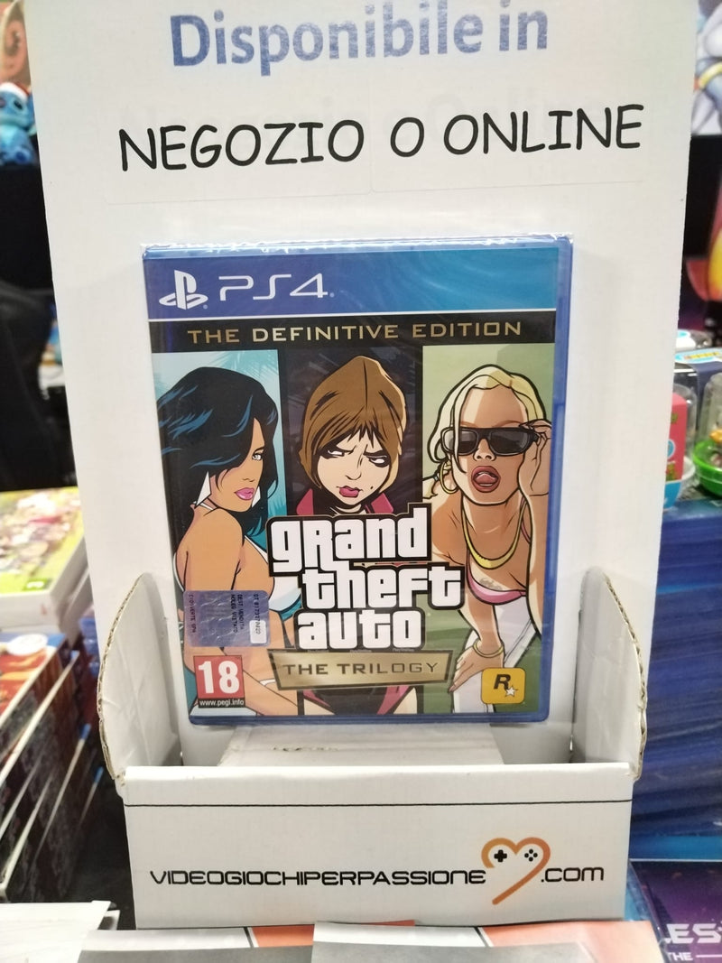 GTA - Grand Theft Auto: The Trilogy- The Definitive Edition - PlayStation 4 Edizione italiana (6852223533110)