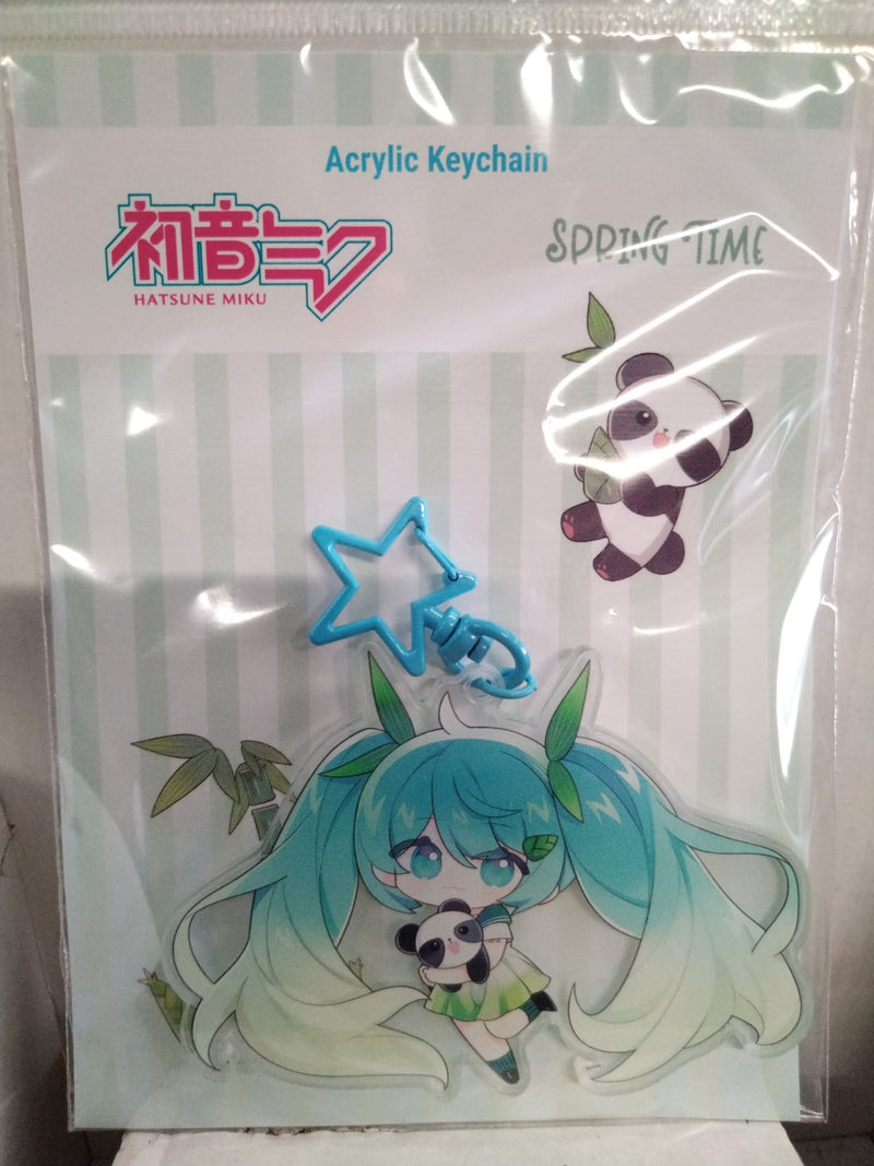 HATSUNE MIKU  SPRING TIME PORTACHIAVI IN ACRILICO (9595287273808)