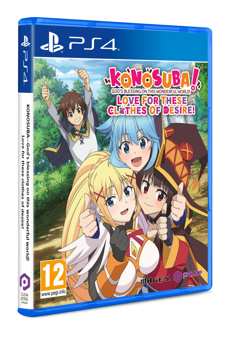 KONOSUBA - Gods blessing on this world! Love for these clothes of desire! Playstation 4 Edizione Europea [PRE-ORDINE] (8749990412624)