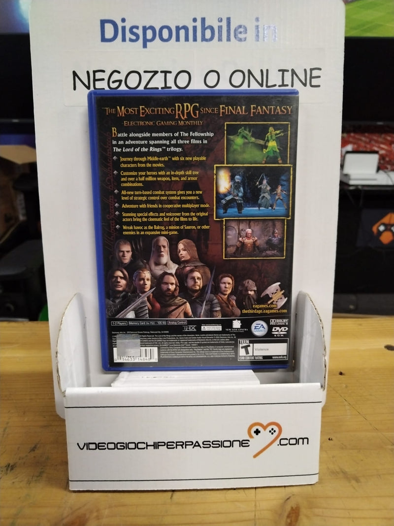 Copia del IL SIGNORE DEGLI ANELLI -LA TERZA ERA-  PS2 (usato garantito)(versione italiana) (8784279732560)