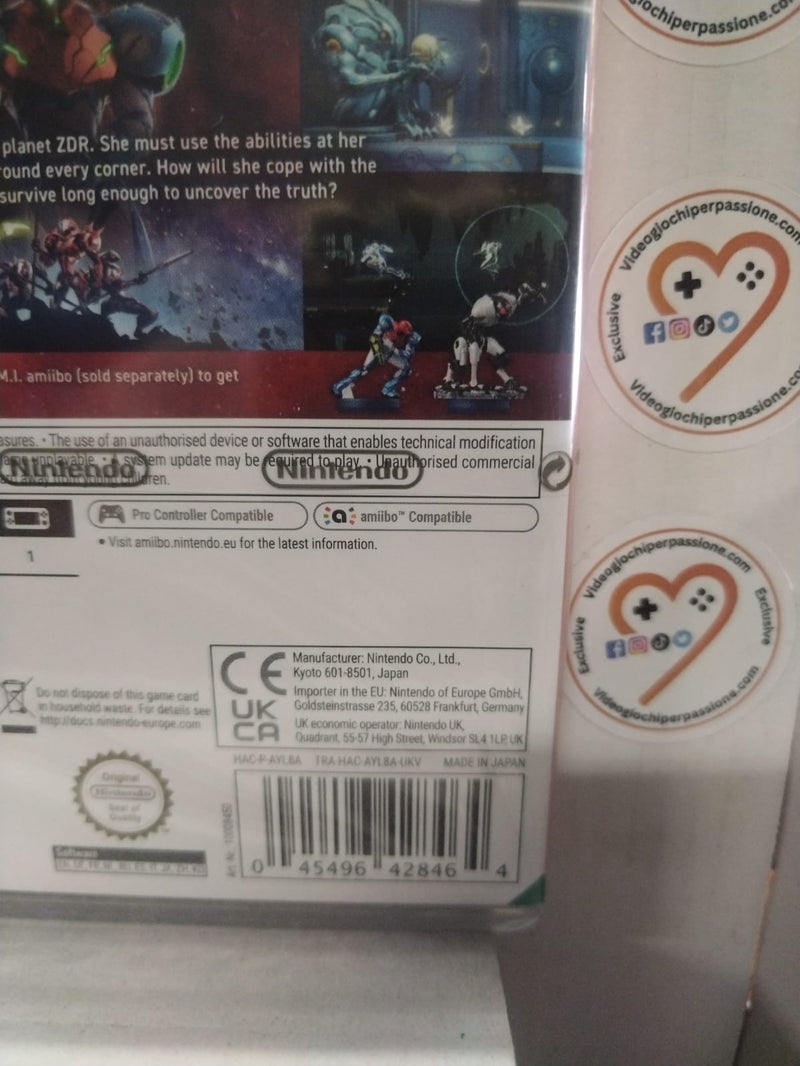 Metroid Dread -  Nintendo Switch - Ed. Europea - Versione su scheda (10257219223888)