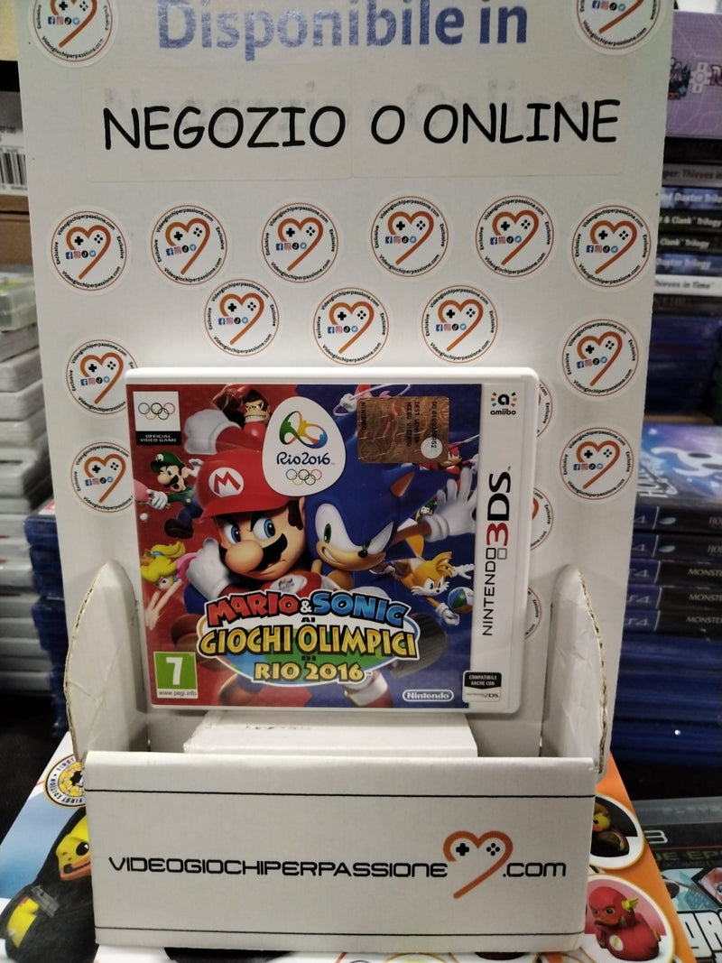 MARIO E SONIC AI GIOCHI OLIMPICI DI RIO 2016 NINTENDO 3DS (usato garantito)(ver. ita.) (9700002627920)