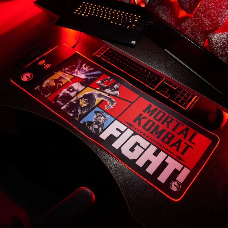 Mortal Kombat - Tappetino da gioco oversize e caricabatterie per cellulare-PRE-ORDER (9615458926928)