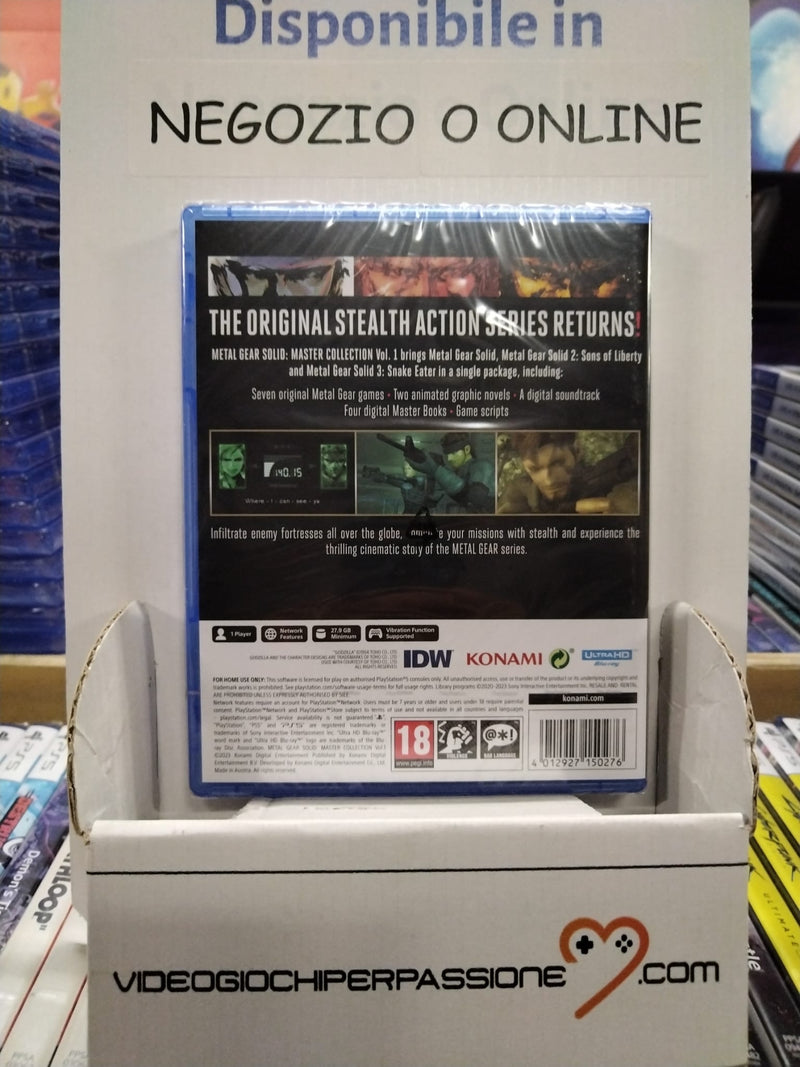 Metal Gear Solid : Master Collection Vol.1 Playstation 5 Edizione Europea (8568903401808)