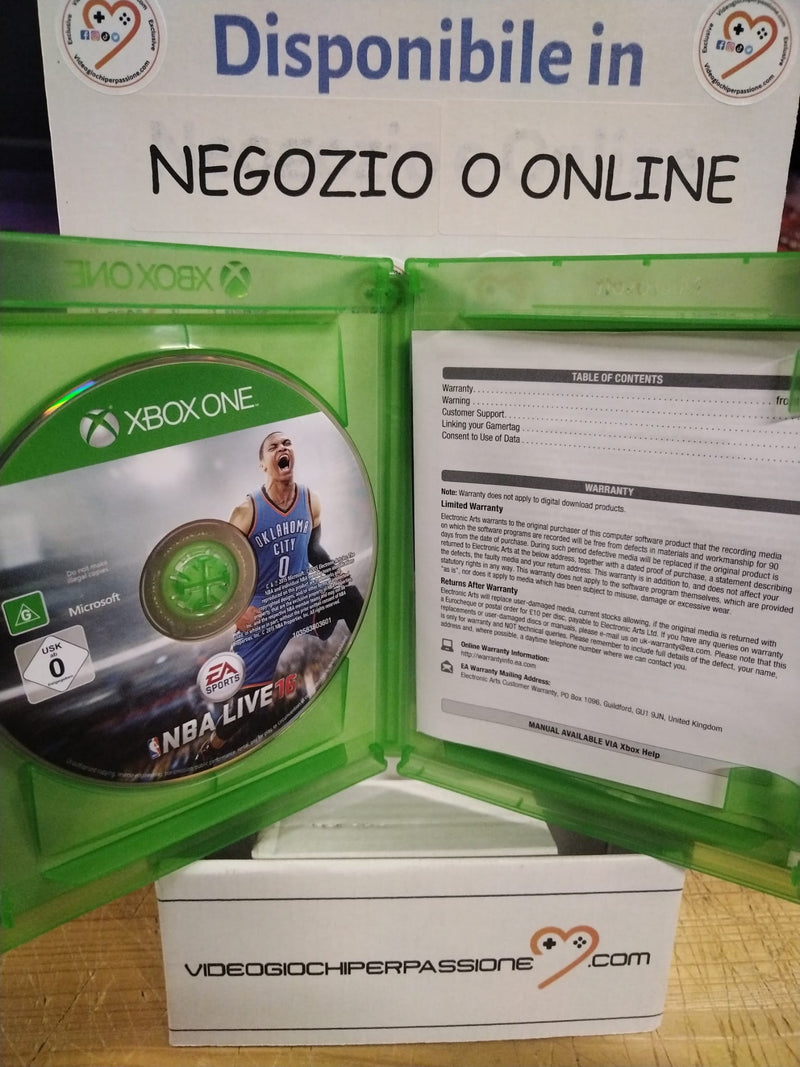 NBA LIVE 16 XBOX ONE (usato garantito) (9698607858000)