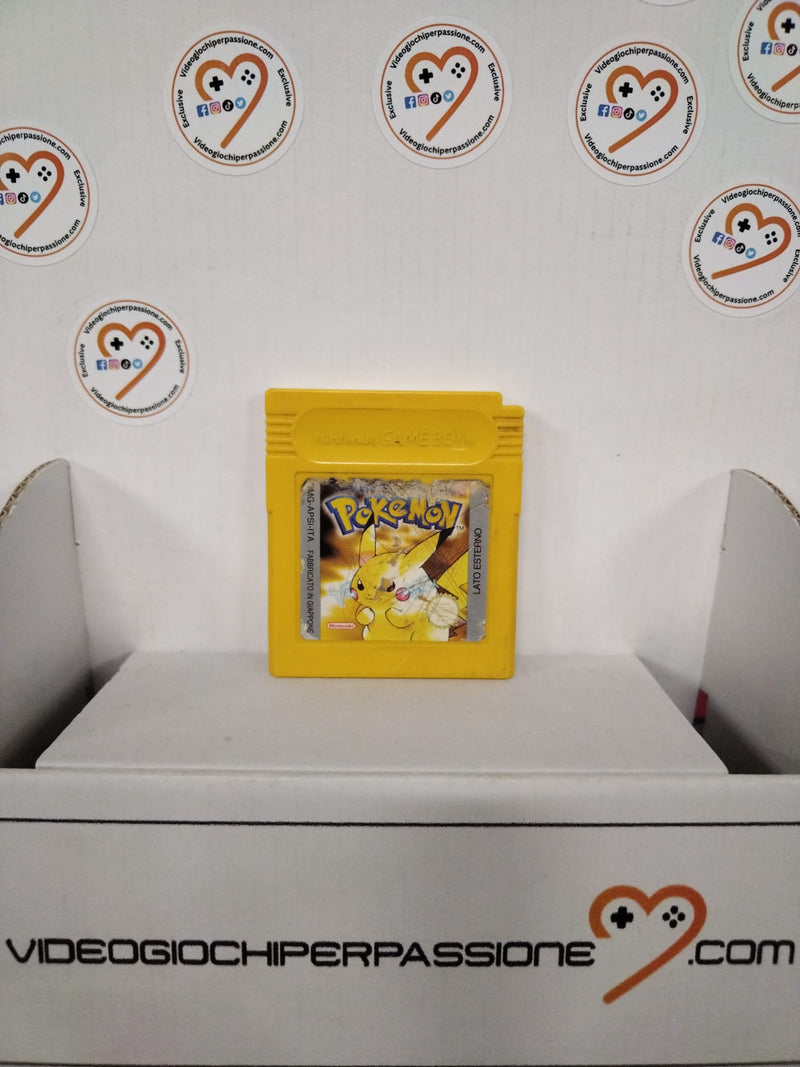 Nintendo Game Boy POKEMON GIALLO (usato garantito)(ver. ita.)(originale) (10043761918288)