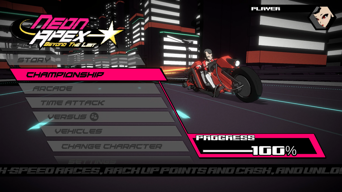 Neon Apex Beyond the Limit Nintendo Switch