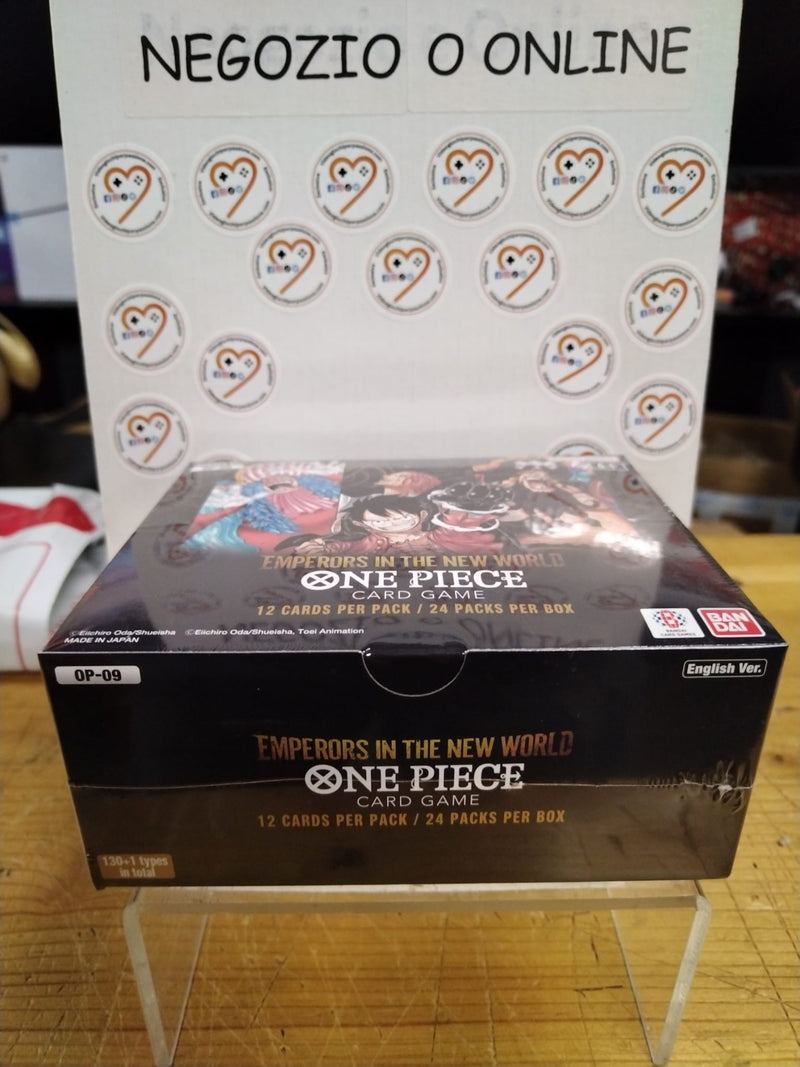 One Piece OP-09  Box da 24 Buste di carte in lingua Inglese (9686175318352)